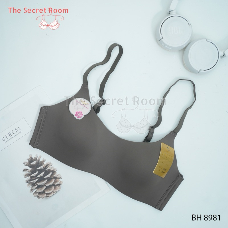 สนิทสนม BRA BH KEMBEN 8981 I CUP BI THIN FOAM I WIRELESS I HOOK 2 I SIZE 34 - 40