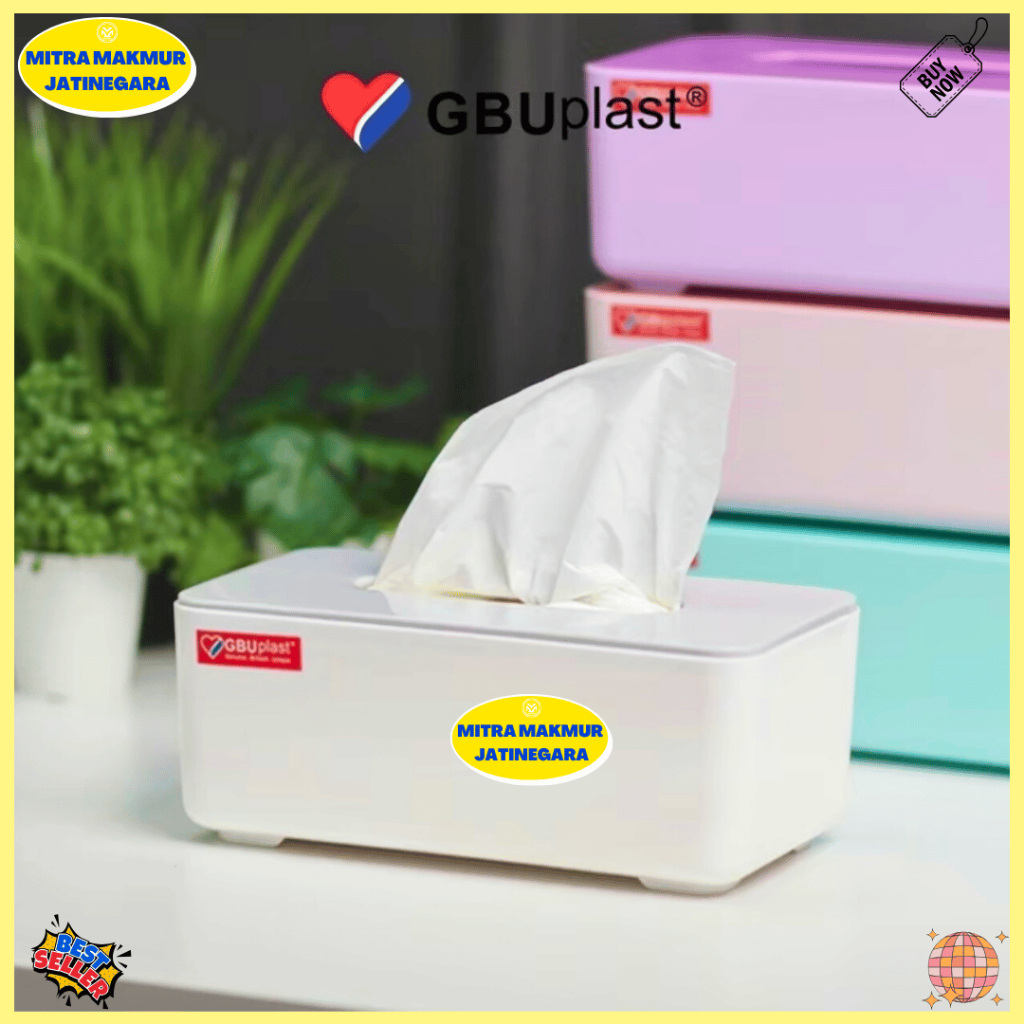 GBU PLAST - TISSUE BOX TISSUE HOLDER พลาสติกและไม้ TISSUE HOLDER GBU LIVIA TISSUE DISPENSER