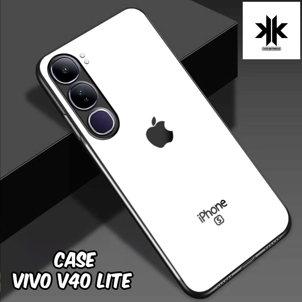 KK29 Softcase Glass Vivo V40 Lite ล่าสุด 2024 ป้องกันกล้องคลุมทั้งหมดสําหรับโทรศัพท์มือถือชําระเงินป
