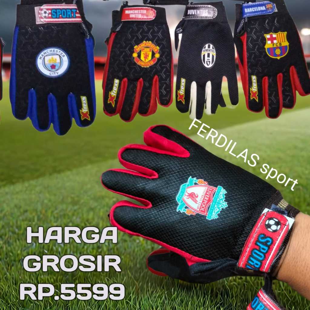CHILDRENS GOALKEEPER GLOVES/ถุงมือฟุตบอลเด็ก 6-12 ปี