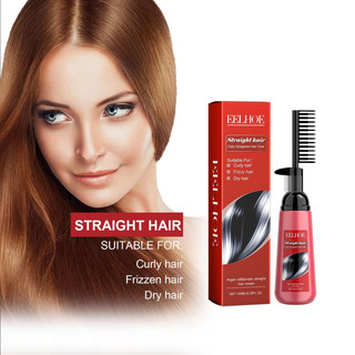 Krim pelurus rambut Tanpa catok Lurus permanen rambut Smoothing frizz sisir pelurus rambut 150ML