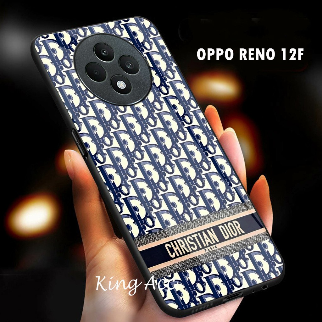 HP Oppo Reno 12F Case Softcase Glass Glitter สําหรับ Oppo Reno 12F - เคสโทรศัพท์ Oppo Reno 12F - K32