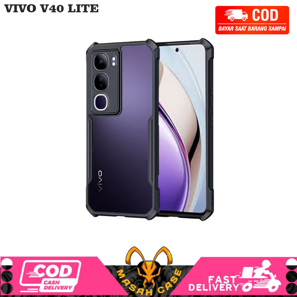 เคส Sundd VIVO V40 LITE V40 5G V40 PRO 5G Hardcase กันกระแทกเกราะโปร่งใส