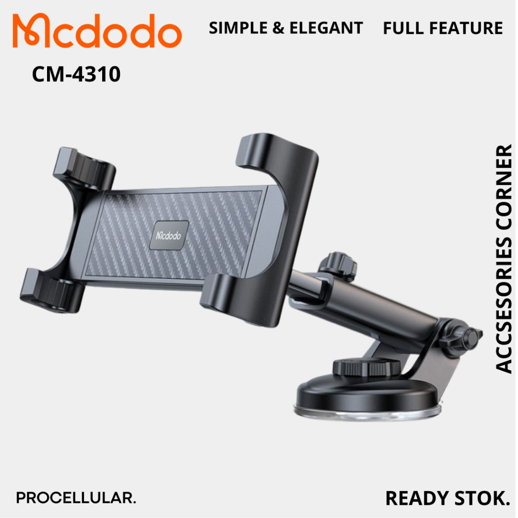 Mcdodo Car Holder Tablet iPad Universal Car Mount Dashboard CM-4310