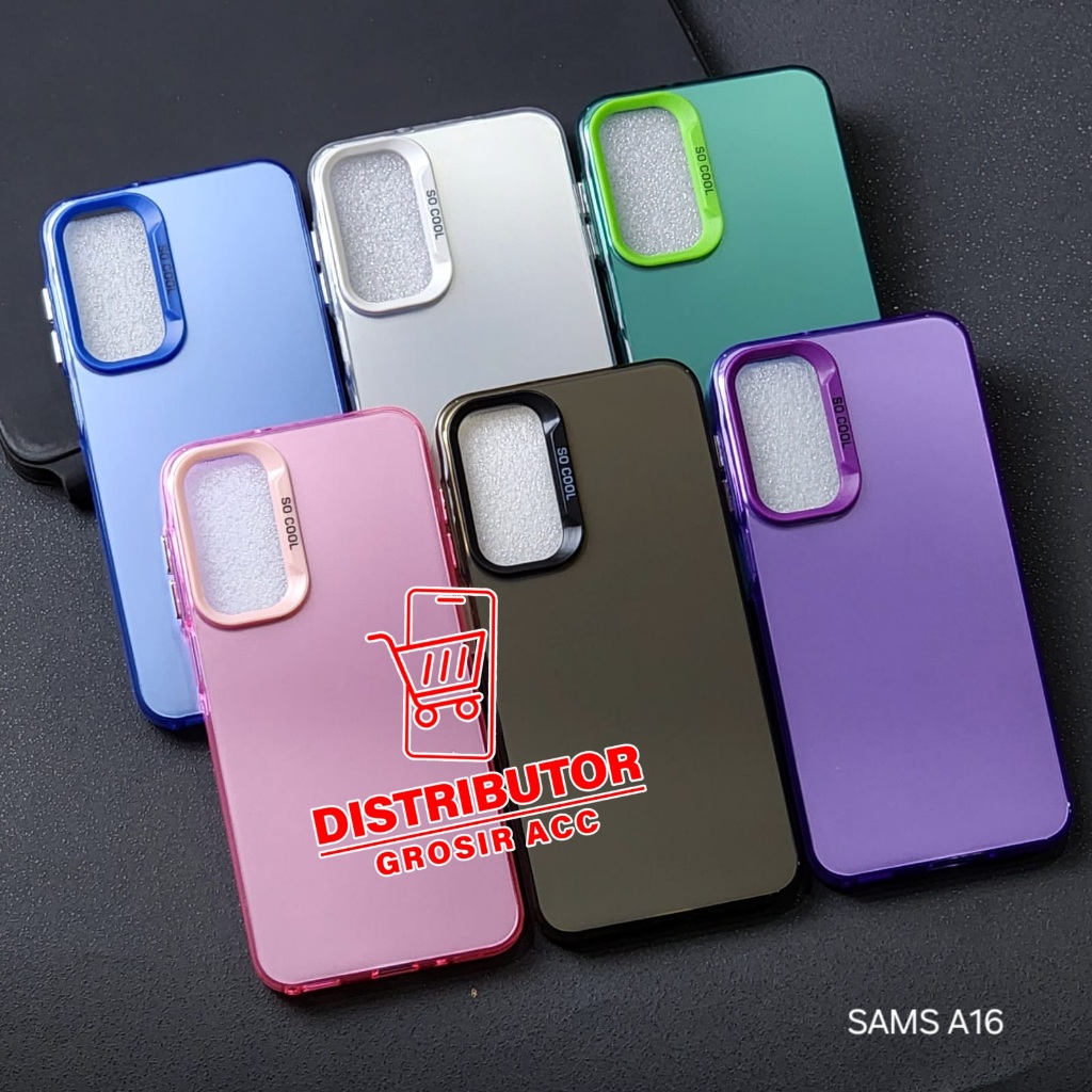 SAMSUNG A16 CASE IMD HYBRID PLATE HOLOGRAM CASE SOCOOL SAMSUNG A16 SC-1