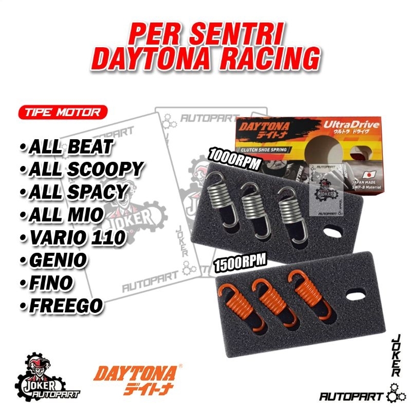 Daytona Beat Mio Scoopy Vario Genio Spacy Fino Soulgt Xride Freego Spring Double Clutch Spring