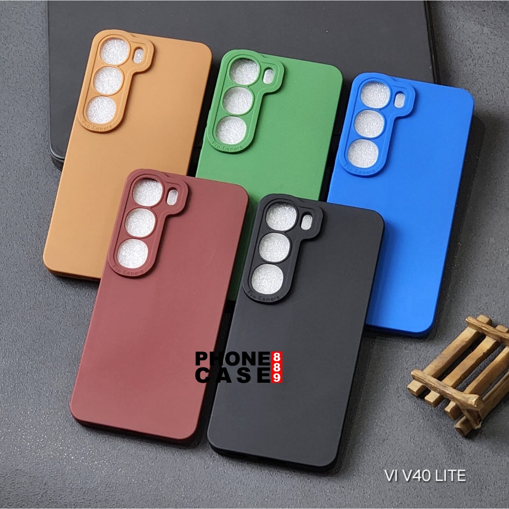 VIVO V40 LITE CASE MACAROON PRO CAMERA CASE VIVO V40 LITE