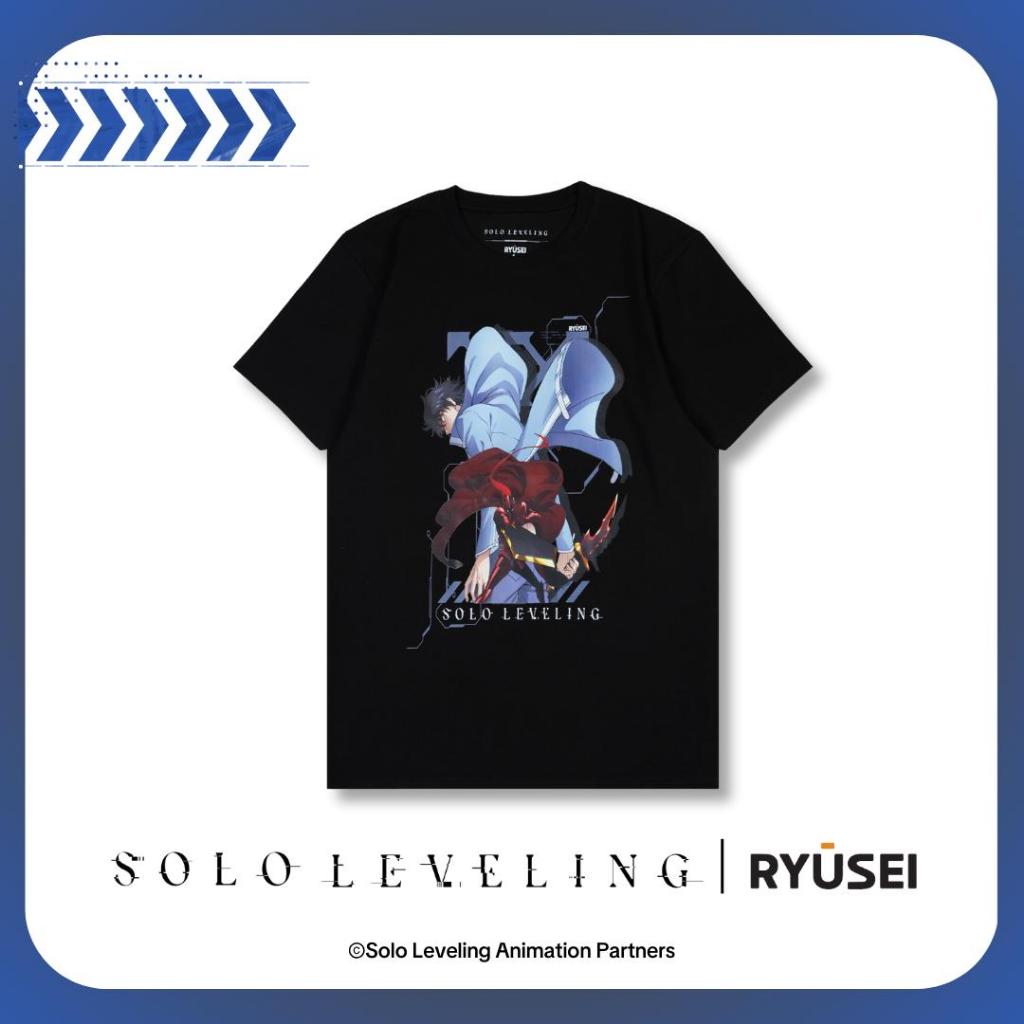 Ryusei x Solo Leveling | เสื้อยืด Igris Black