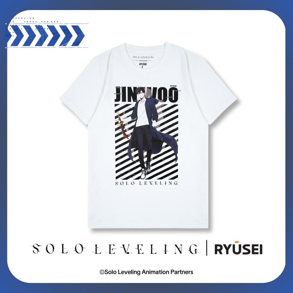 Ryusei x Solo Leveling | เสื้อยืดสีขาว Sung Jinwoo