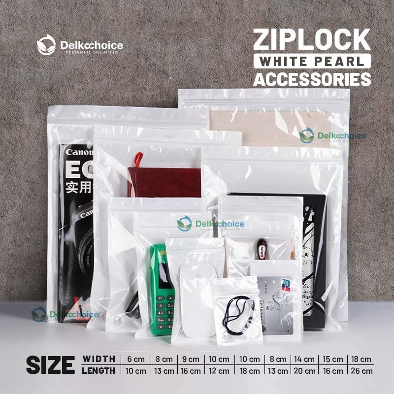 Ziplock พลาสติกอุปกรณ์เสริมถุงบรรจุคลิปกระเป๋าซิป Ziplock Delkochoice