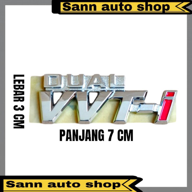 โลโก้สัญลักษณ์ Dual VVT-I ขนาดเล็กดั้งเดิม / หน่วยโลโก้สัญลักษณ์ Dual VVT-I ดั้งเดิม