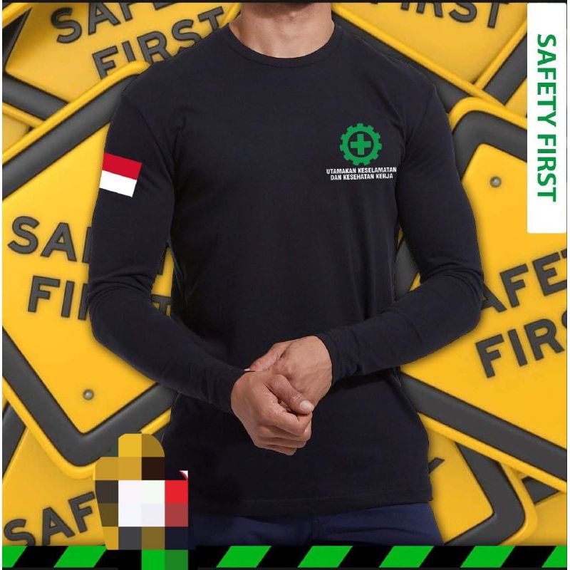 LONG-SLEEVED SAFETY เสื้อยืด PLAYING SIMPLE SAFETY CHEST