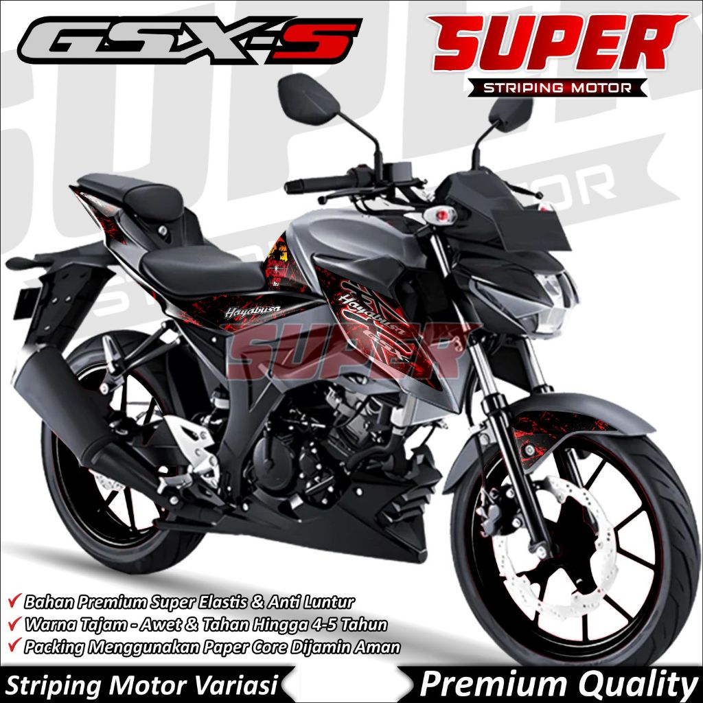 GSX S150 สติ๊กเกอร์ Anti-Fade Cool GSX Striping Suzuki GSX S150 Hayabusa Striping
