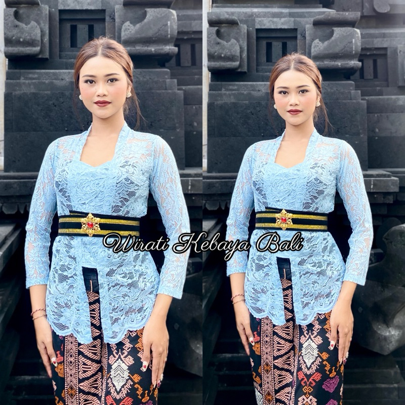 (Kebaya Only) Sofia Strait Brocade Kebaya แขนยาว