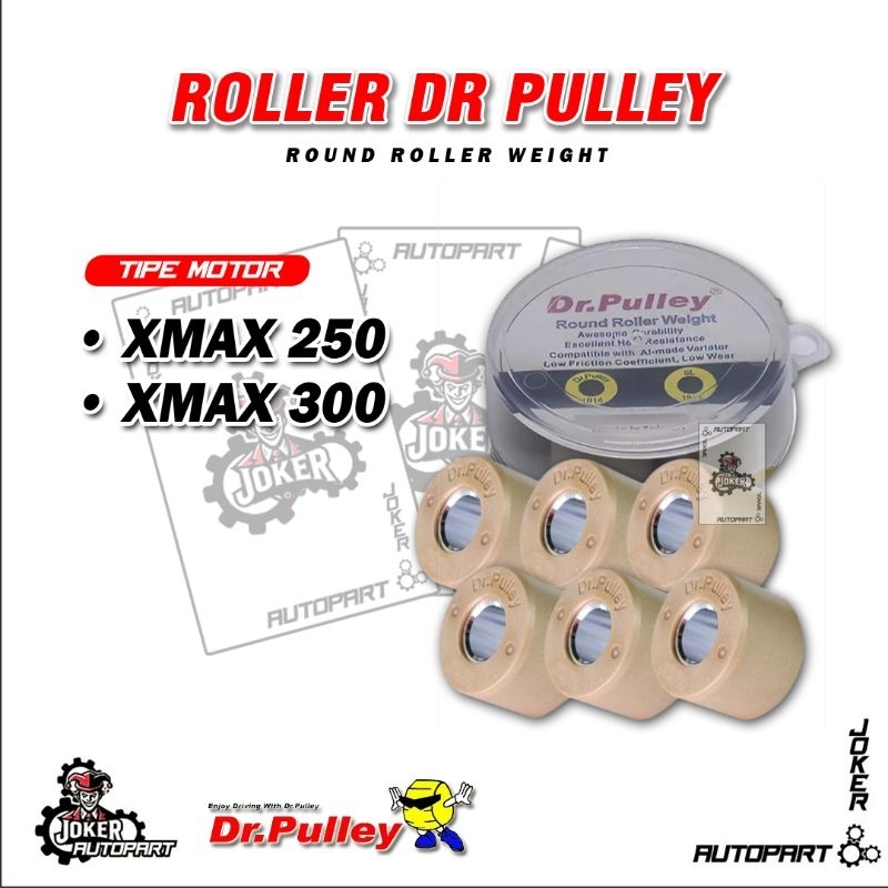Roller DrPlley Xmax 250 300 Old New เชื่อมต่อ Yamaha X-max Round Roller 23x18