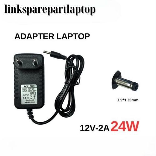 อะแดปเตอร์แล็ปท็อปสําหรับ Axioo 12V-2A 24W MYBOOK 10 11plus 11G 14 14plus 14E 14F 14G 14H