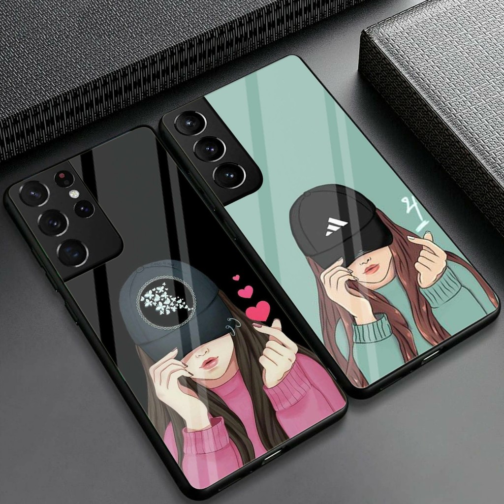 กระจกเคลือบเงา Softcase สําหรับ Samsung S21 S21Pro S21+ S21FE S21 Ultra S22 S22 + S22FE S22 Pro S22 