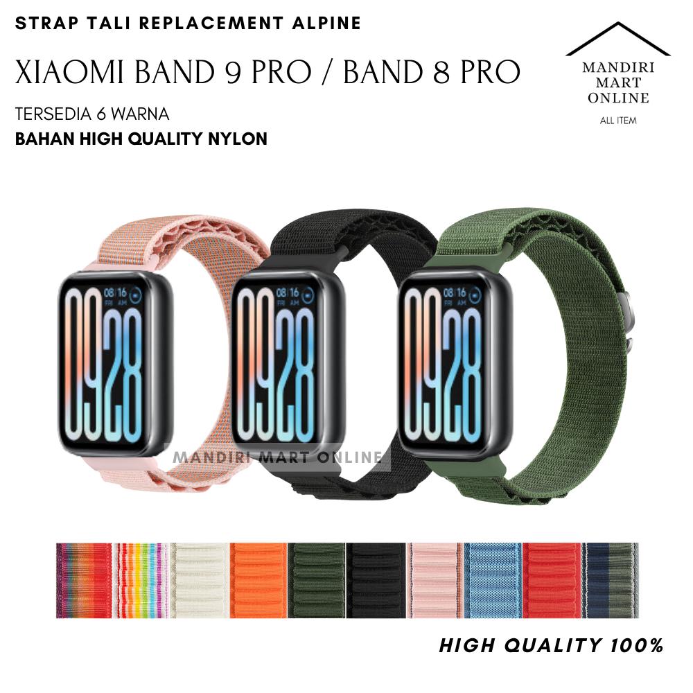 Xiaomi Smart Band 9 Pro / Mi Band 9 Pro Alpine Loop Strap / Xiaomi Mi Band 8 Pro Replacement Strap N