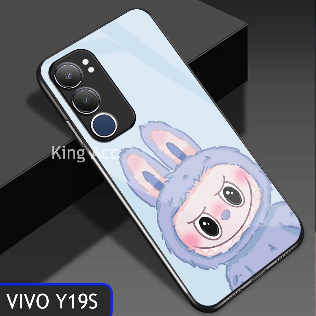 Softcase Glass Glitter สําหรับ Vivo Y19S 2024 - ปลอก Hp Vivo Y19S - เคสป้องกัน Hp Vivo Y19S -K39