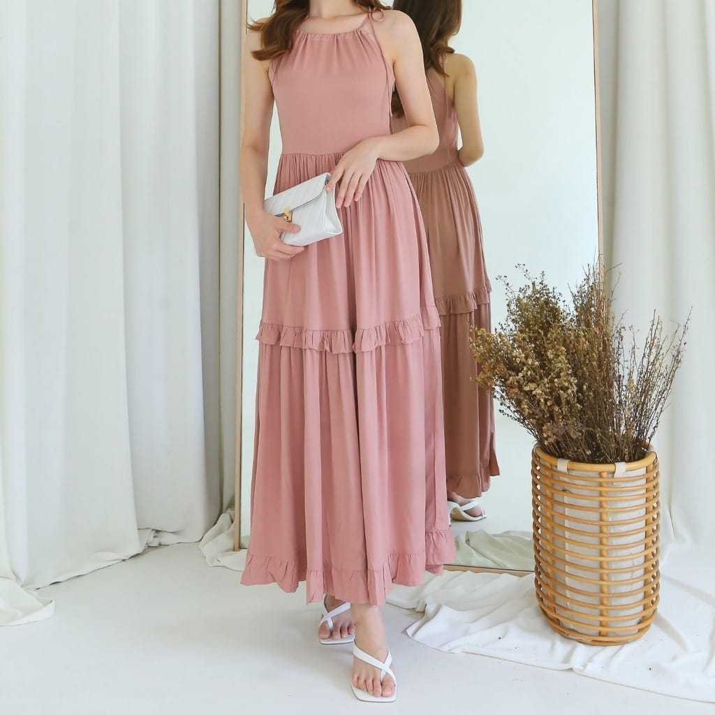 MALA DRESS ผู้หญิงสไตล์เกาหลี//LONG DRESS CASUAL//LONG DRESS BIG SIZE M-XXXXL