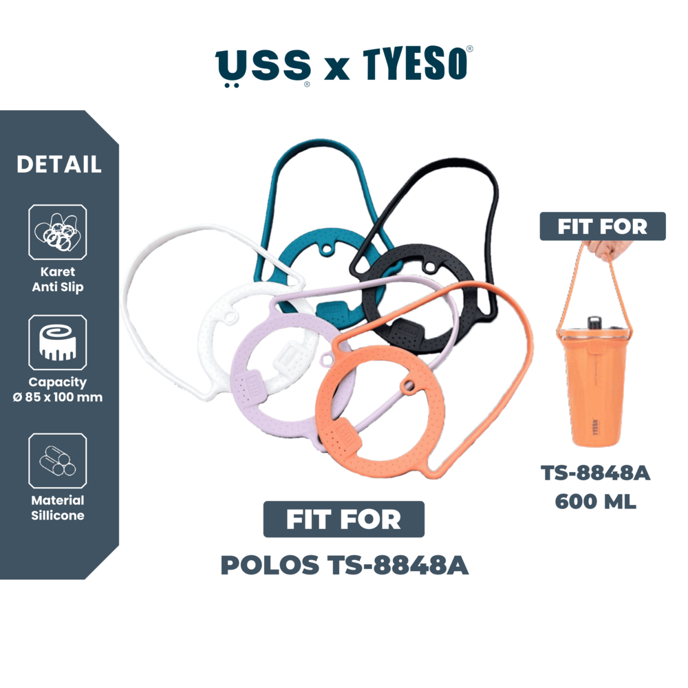 (ONLY STRAP ไม่รวม TUMBLER) USS x Tyeso Silicone Handle Tumbler TS-8848 Plain Strap Accessories Orig
