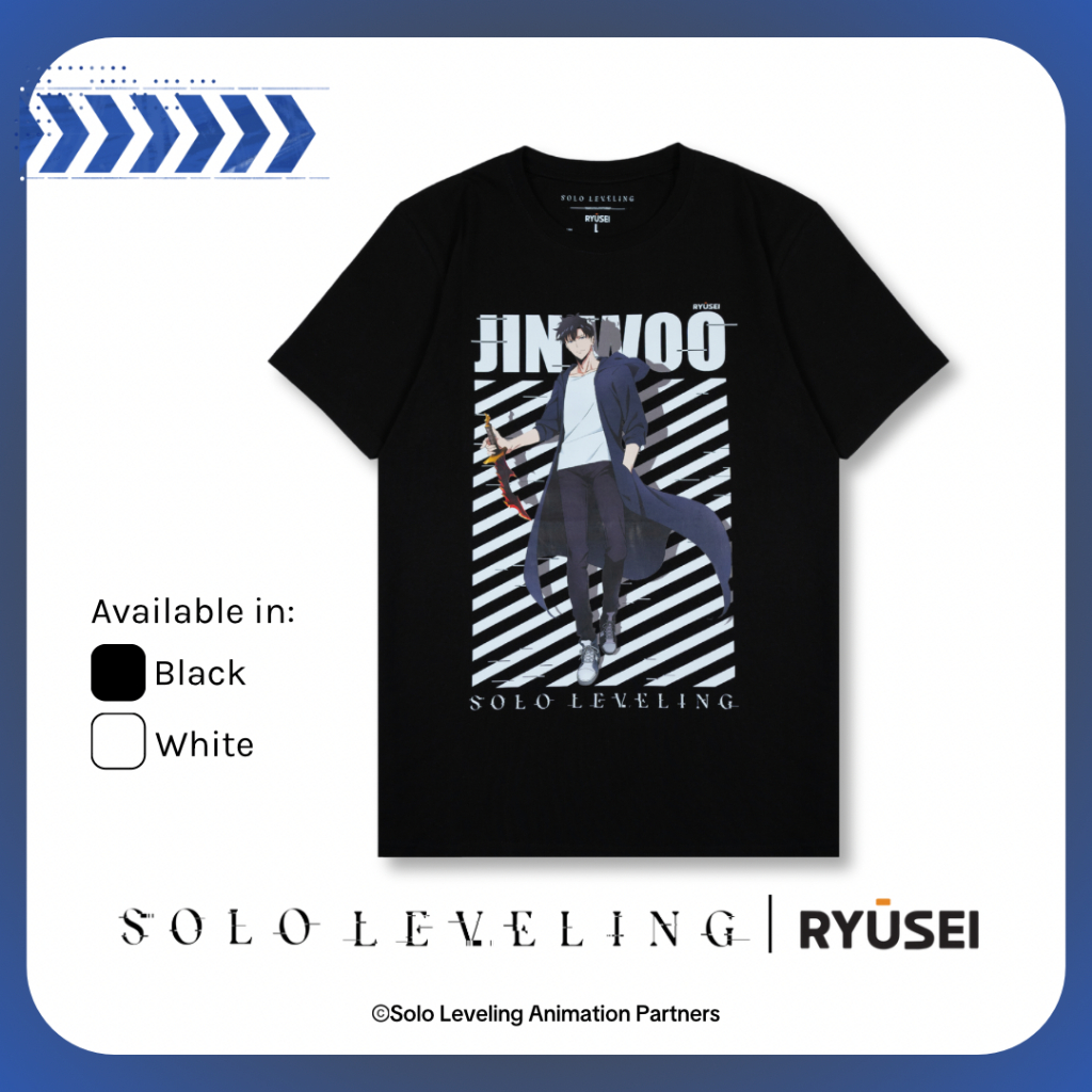 Ryusei x Solo Leveling | เสื้อยืด Sung Jinwoo