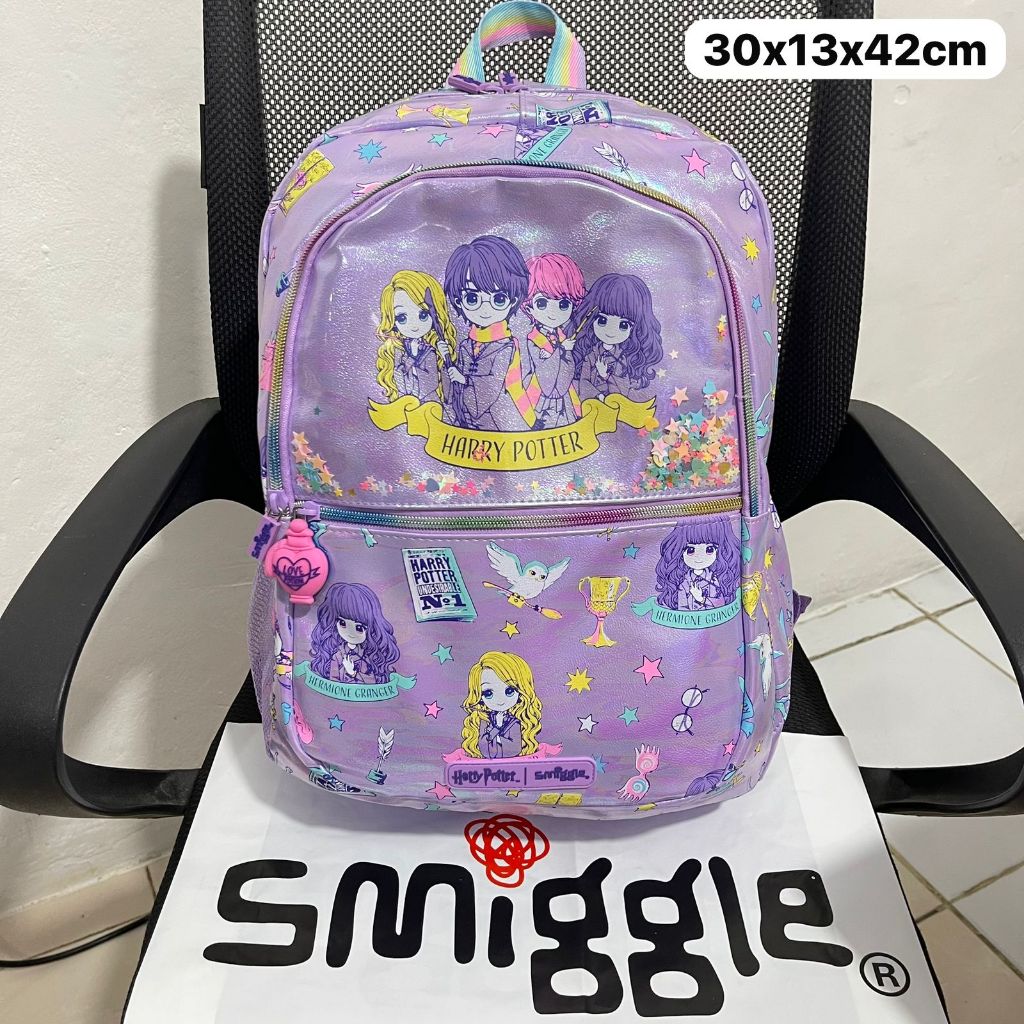 Smiggle HARRY POTTER BACKPACK พลาสติกฟรี SMIGGLE