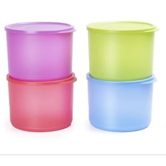 Tupperware Summer Fresh ขนาดใหญ่ 2.1L 1 ชิ้นขายปลีกหน่วยขนาดใหญ่ Tropical Round 2,1L รอบกระปุกพลาสติ