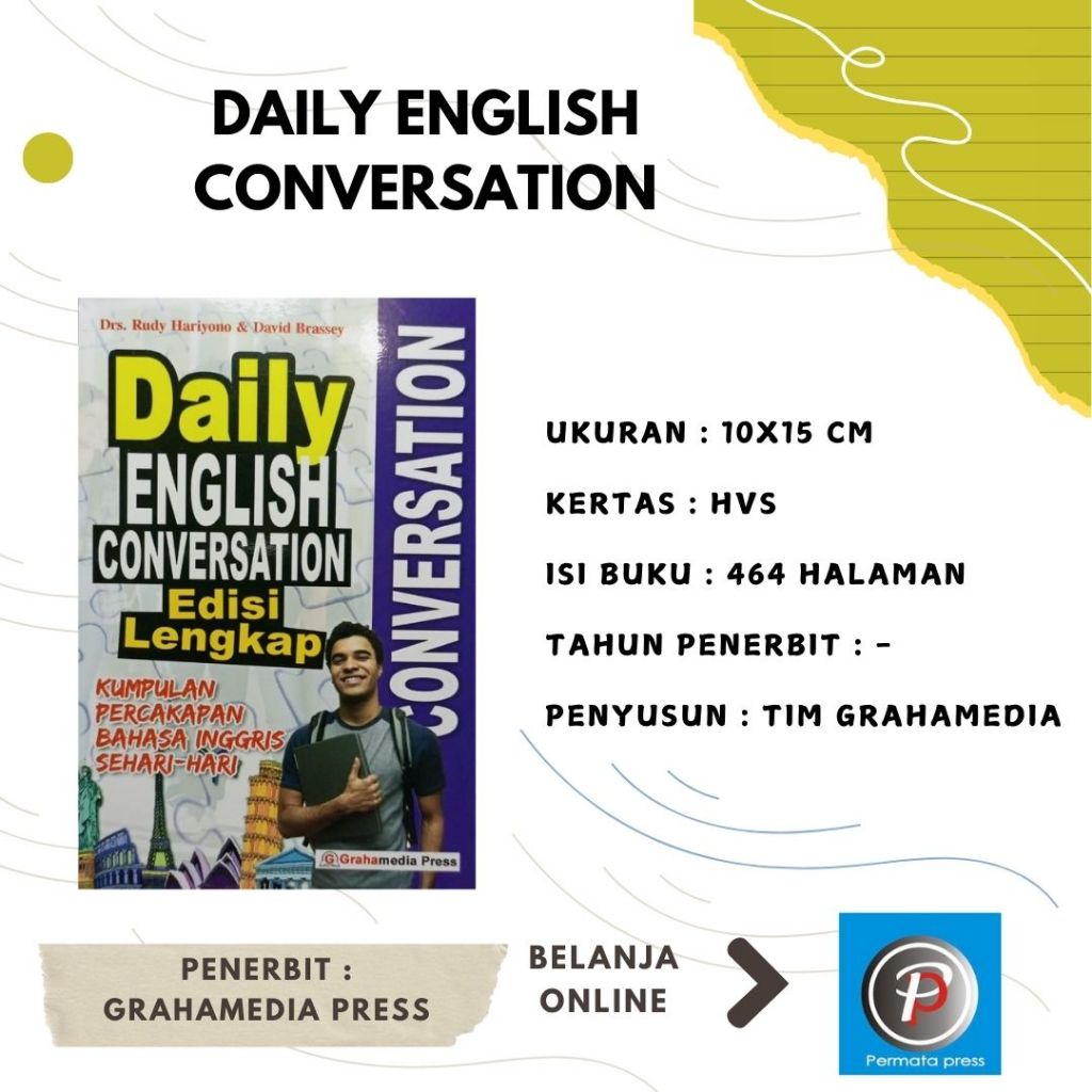 DAILY ENGLISH CONVERSATION (10X15) - ที่กด Grahamedia