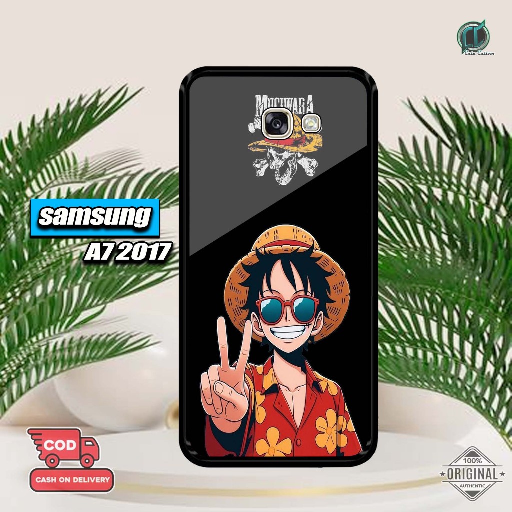 เคส Samsung A72017 ล่าสุด 2D Glossy Hardcase [One Piece Anime Motif] Samsung A72017 Hardcase Softcas