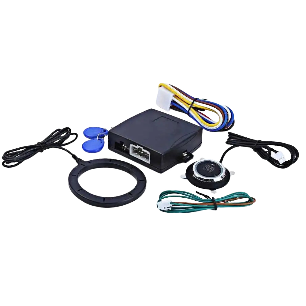 ระบบสตาร์ทรถยนต์พร้อม Push Start และ RFID Keyless KQS-Q4