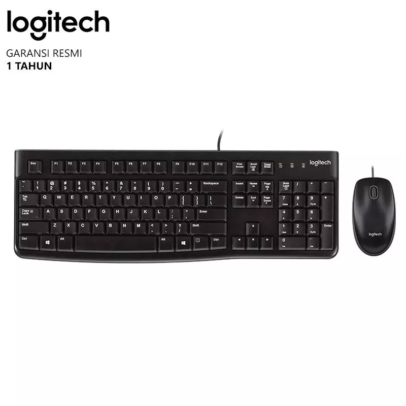 เมาส์คีย์บอร์ด USB Logitech MK120