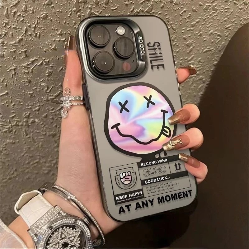 YX103 SOFTCASE CASING SMILE COMPATIBLE สําหรับ OPPO A1 A1K A3S A3 A5 A5 2025 A3X A5 A5i A5S A5X A7 A