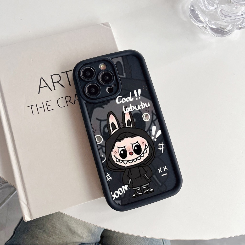 YX110 ฝาครอบ CASING CARTOON LABUBU COMPATIBLE สําหรับ OPPO A1K A1 A3S A3X A3 PRO A5 A5i A5X A6 A7 A8