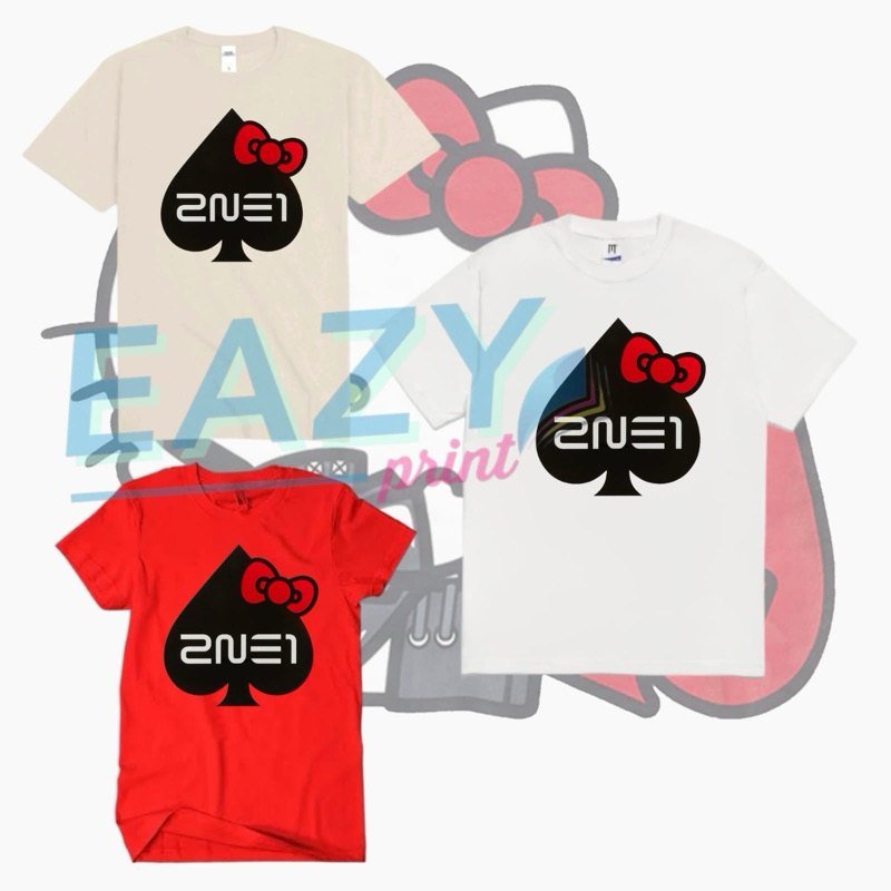 TSHIRT BLACKJACK 2NE1 CL HELLO KITTY EDT KPOP CLOTHES NOBAR IDOLOUTFIT WELCOME BACK ASIA TOUR 2024