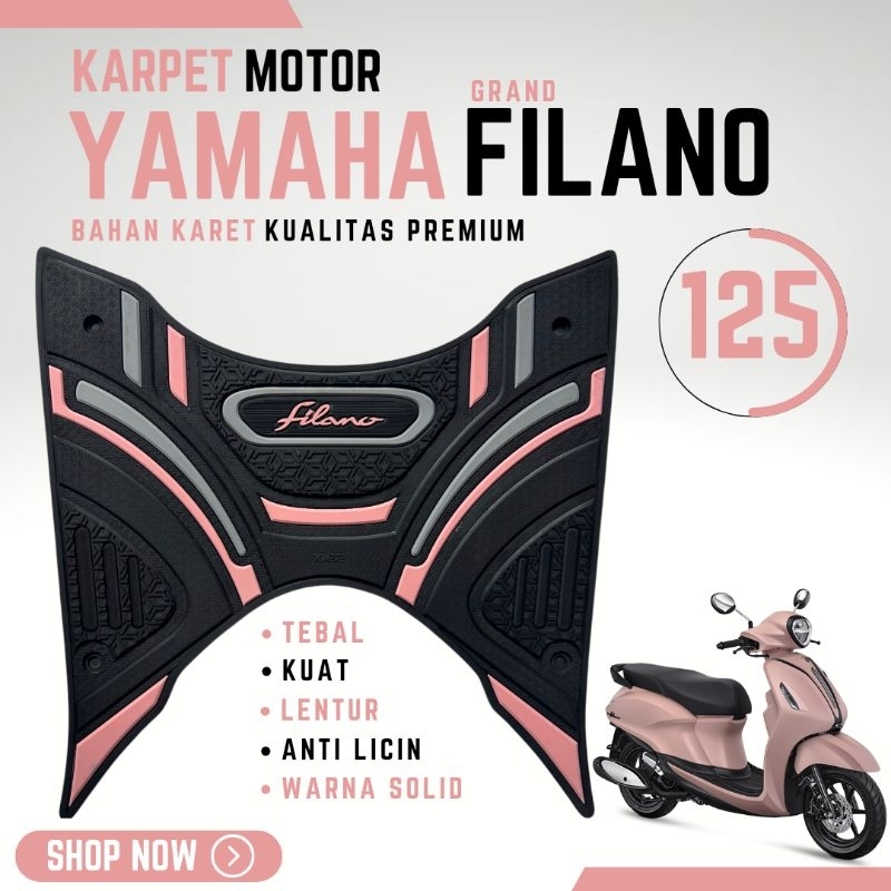 YAMAHA GRAND FILANO พรมมอเตอร์ไซค์ รองเท้าขาตั้ง อุปกรณ์เสริม