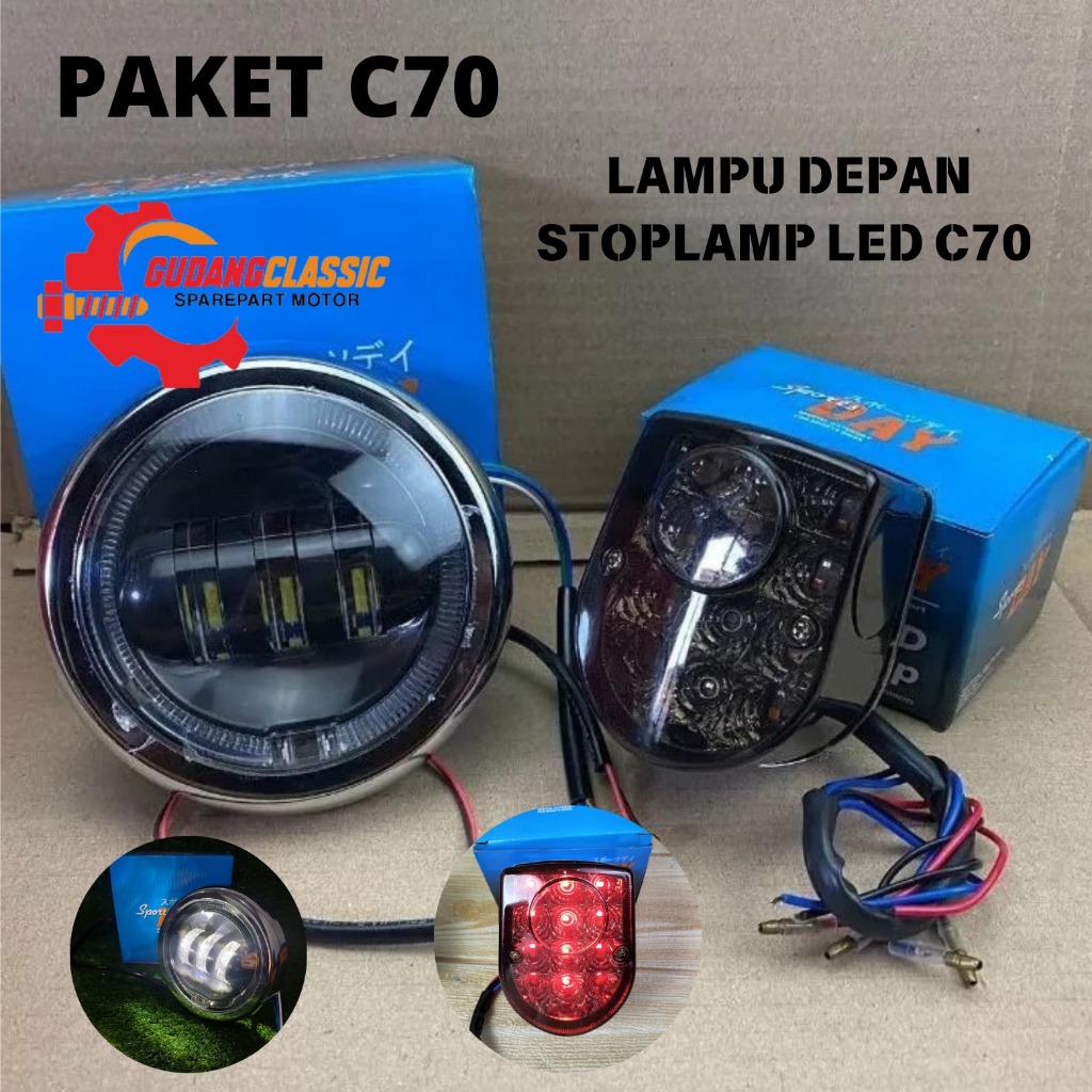 C70 ชุดไฟหน้า Stoplamp C70 LED SPORTDAY