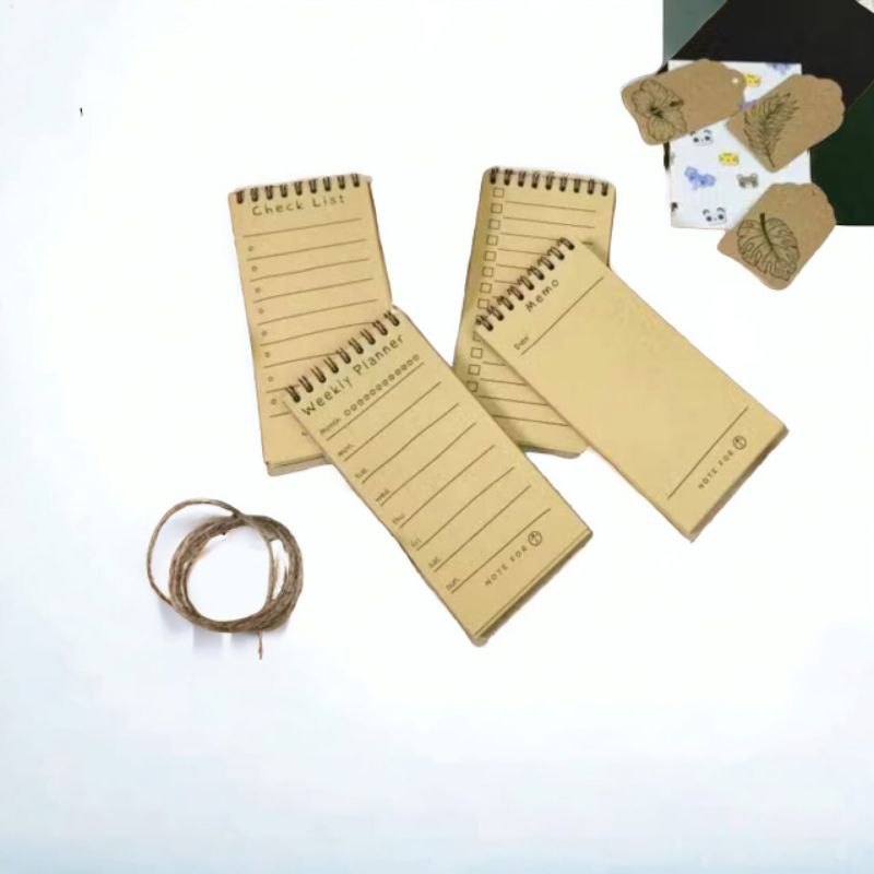 โน๊ตบุ๊ค CRAFT MEMO TO DO LIST SPIRAL / WEEKLY PLANER / รายการ ตรวจสอบ