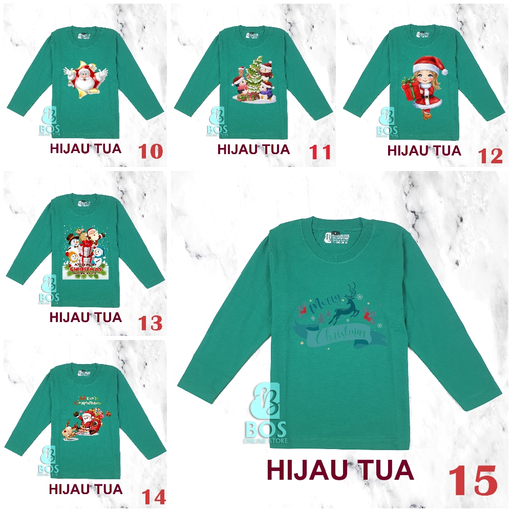 เสื้อยืดเด็ก Christmas Santa Claus Xmas Christmas Tree เครื่องประดับถุงเท้ากวางหิมะสโนว์บอล jesus แม