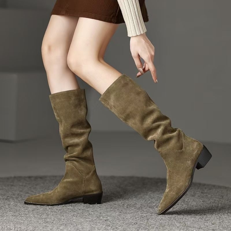 OFFICIAL BOOTS WOMENS COWBOY BOOTS WOMENS KOREAN B36