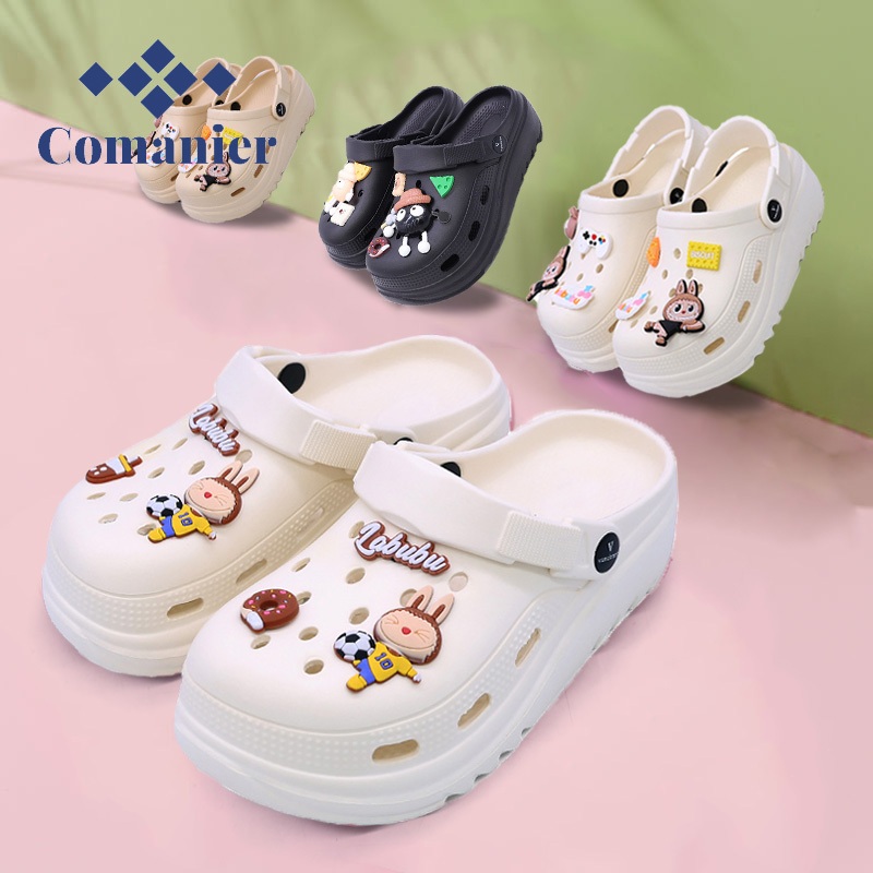 Comanier Sandal Anak FUJI Baim Perempuan Sandal Kodok Anak Sepatu Wedges Platform EVA