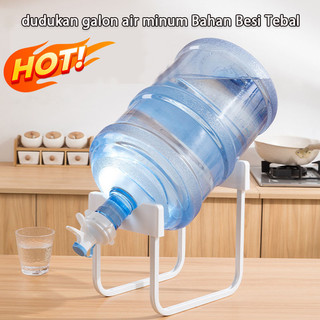 Rak Galon Besi Model U dan Kran Air Minum Rack Aqua Set Penyangga Minuman Food Grade - 1 SET