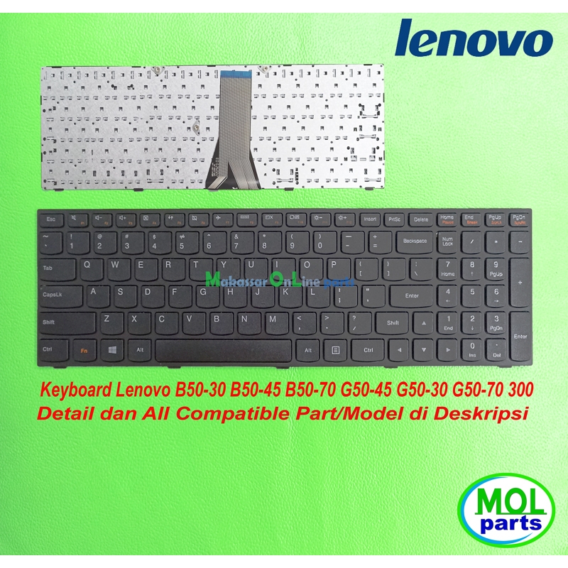 แป้นพิมพ์ Lenovo B50-30 B50-45 B50-70 G50-45 G50-30 G50-70 300