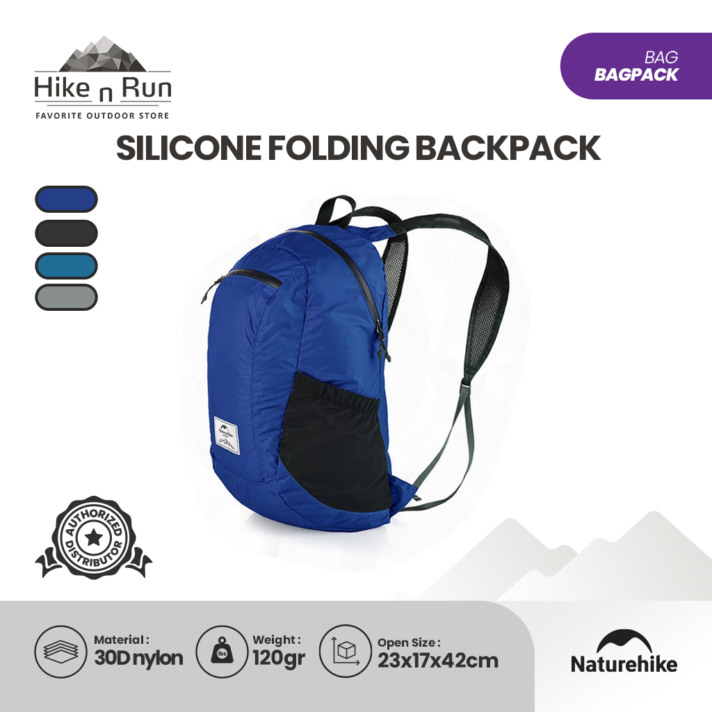 Naturehike NH17A012-B กระเป๋าพับได้ – กระเป๋าพับได้กลางแจ้งกันน้ํา 18 ลิตร