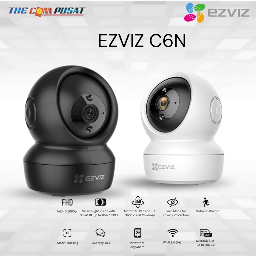 กล้องวงจรปิด IP CAMERA EZVIZ C6N FULL HD 1080P / BABY CAM WIFI / EZVIZ 360 DEGREE