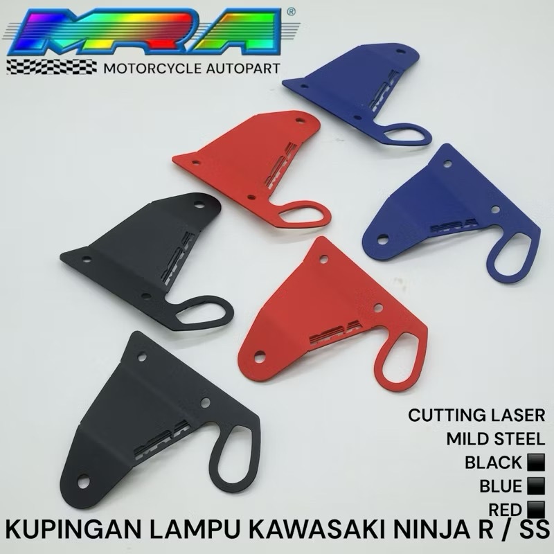 ชุดหูไฟหน้า KAWASAKI NINJA R SS LASER CUTTING MILD STEEL