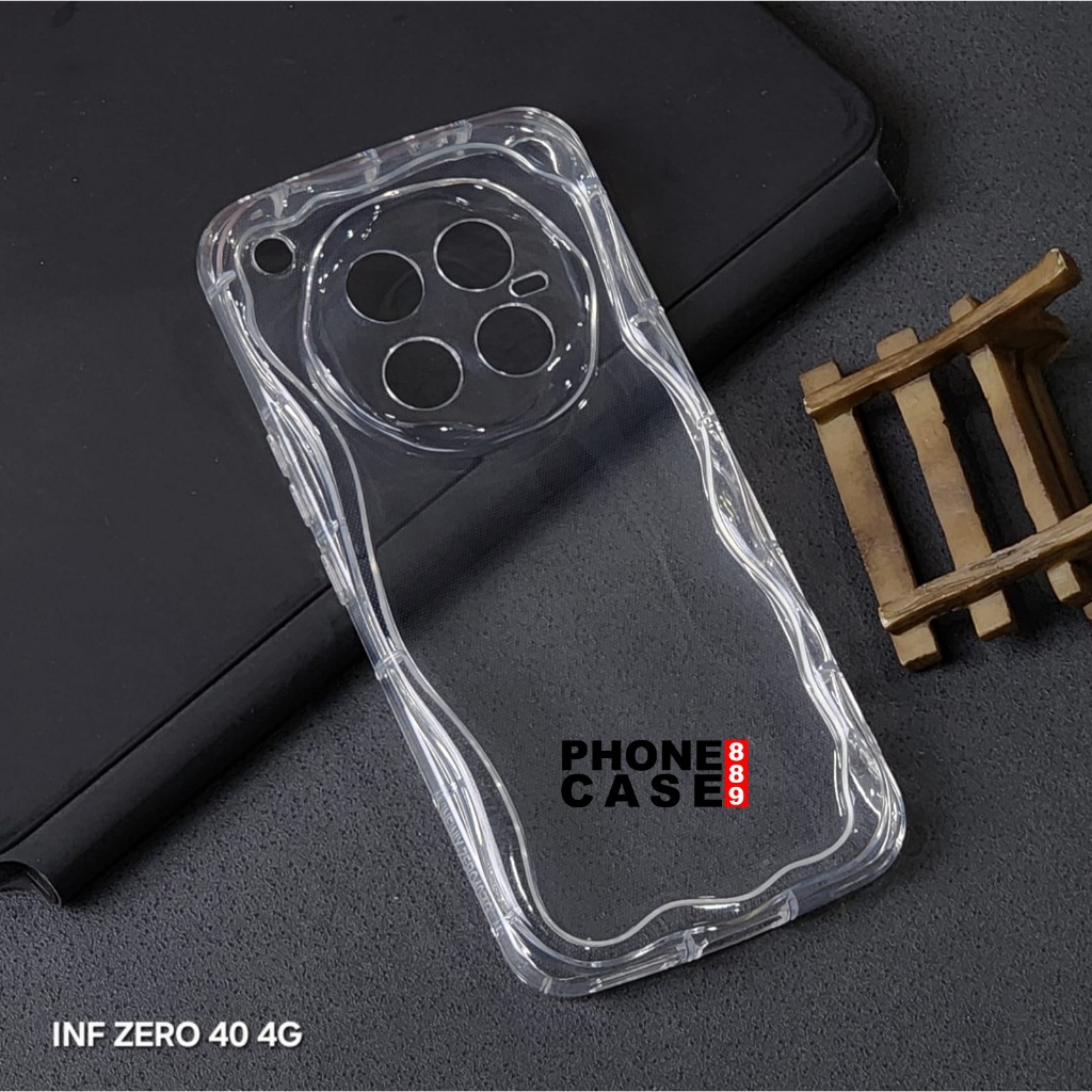 กรณี INFINIX ZERO 40 4G INFINIX ZERO 40 5G SOFT CASE MELTING WAVY CHROME CASE G01 INFINIX ZERO 40 4G