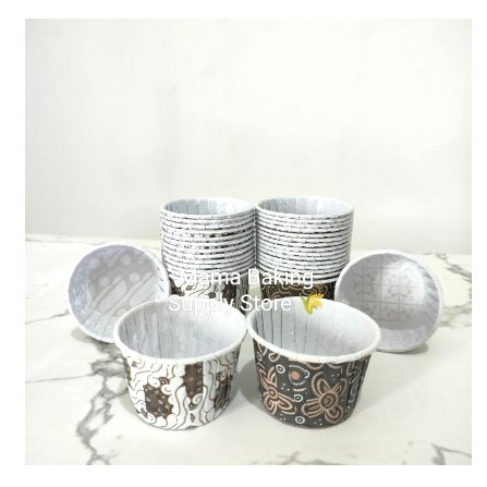 Cupcake Cup Cake Muffin Case Paper Muffin Holder เนื้อหา BATIK 50