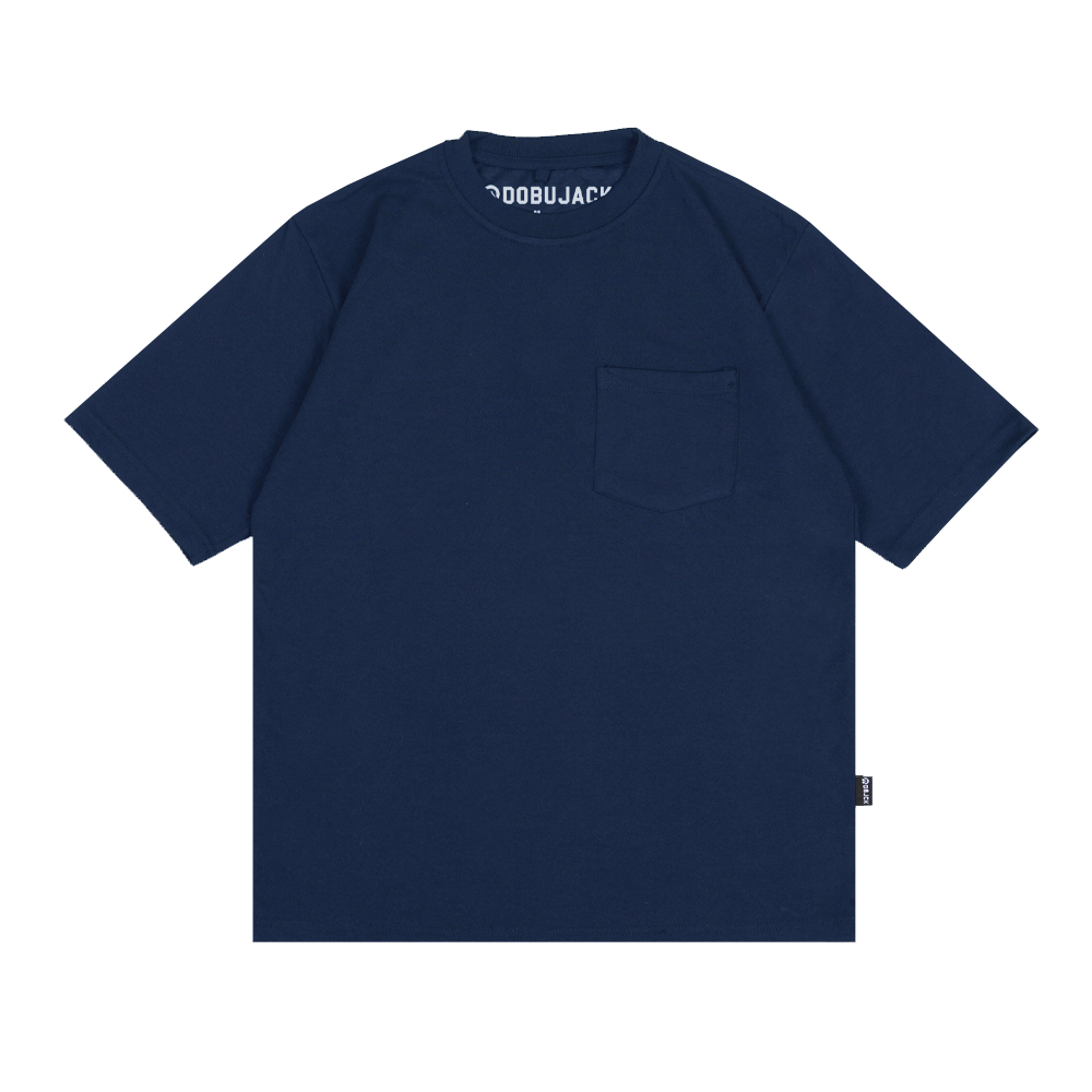 เสื้อยืด Dobujack Oversize Jaguar Pocket Navy
