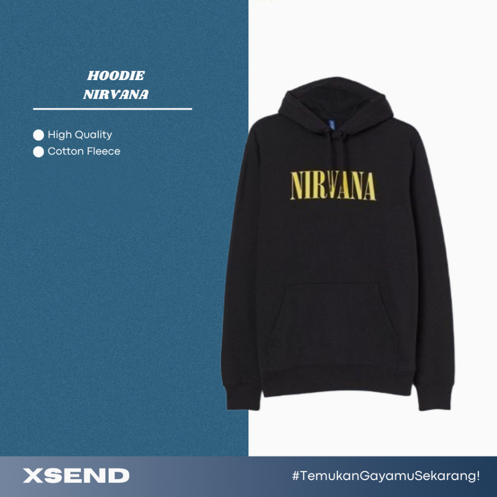 Hm Nirvana Fon เสื้อฮู้ดสีเหลือง